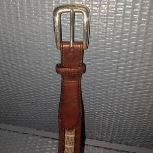 Mens Leather Brighton Belt Size 36